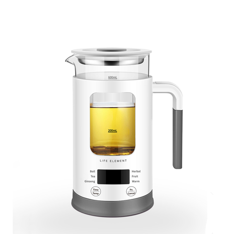 High Borosilicate Glass Mini Multifunction Temperature Adjustable Electric Kettle
