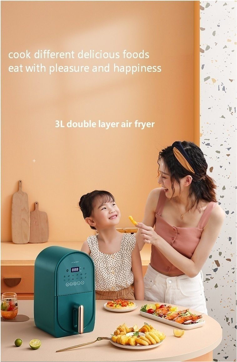 3L double layer air fryer