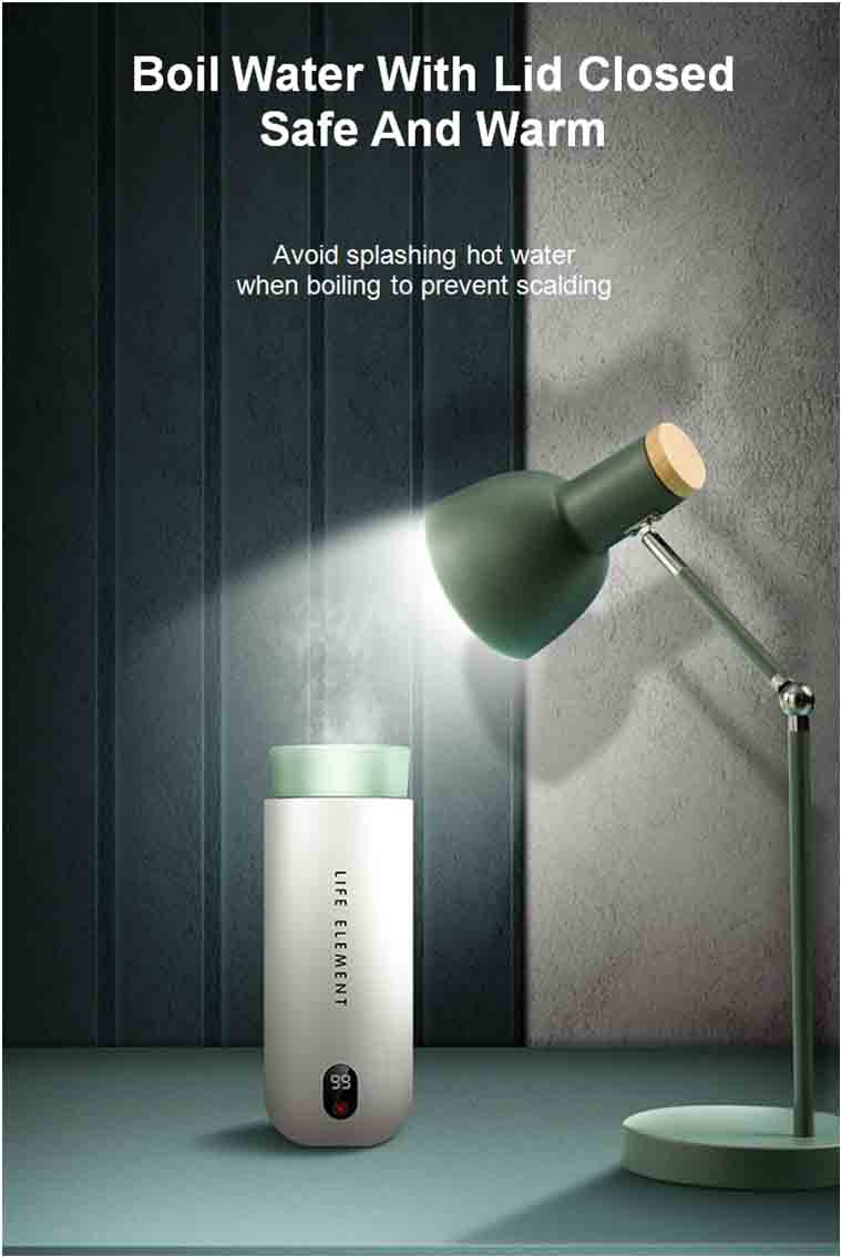 boil water with lid closed