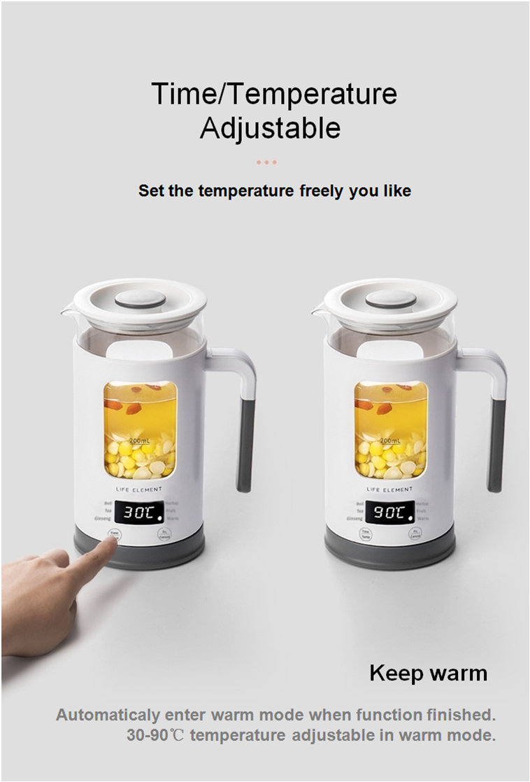 time/temperature adjustable