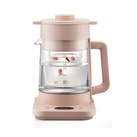 High Borosilicate Glass Multifunction Temperature Adjustable Fast Boil Cordless Electric Kettle