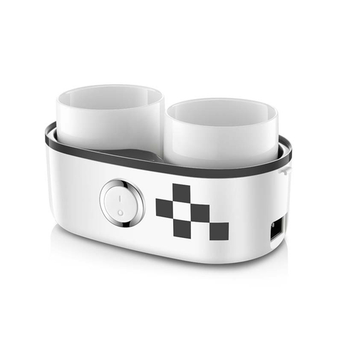 1L Ceramic container portable handle electric heated bento lunch box for cook rice and warm food