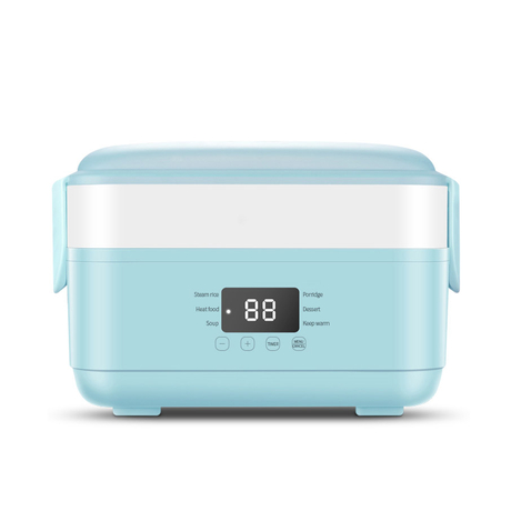 1.5L Portable Cooker Stainless Steel Electric Lunch Box Rice Cooker