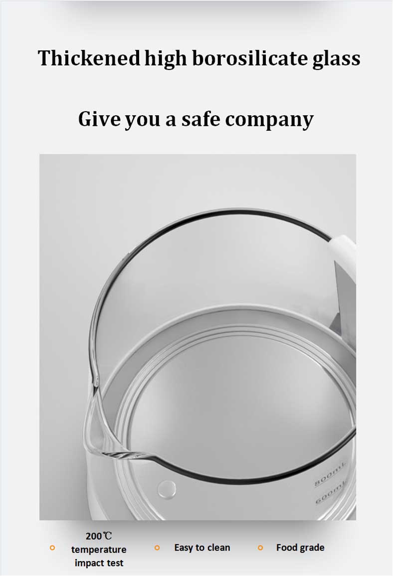 thickened high borosilicate glass