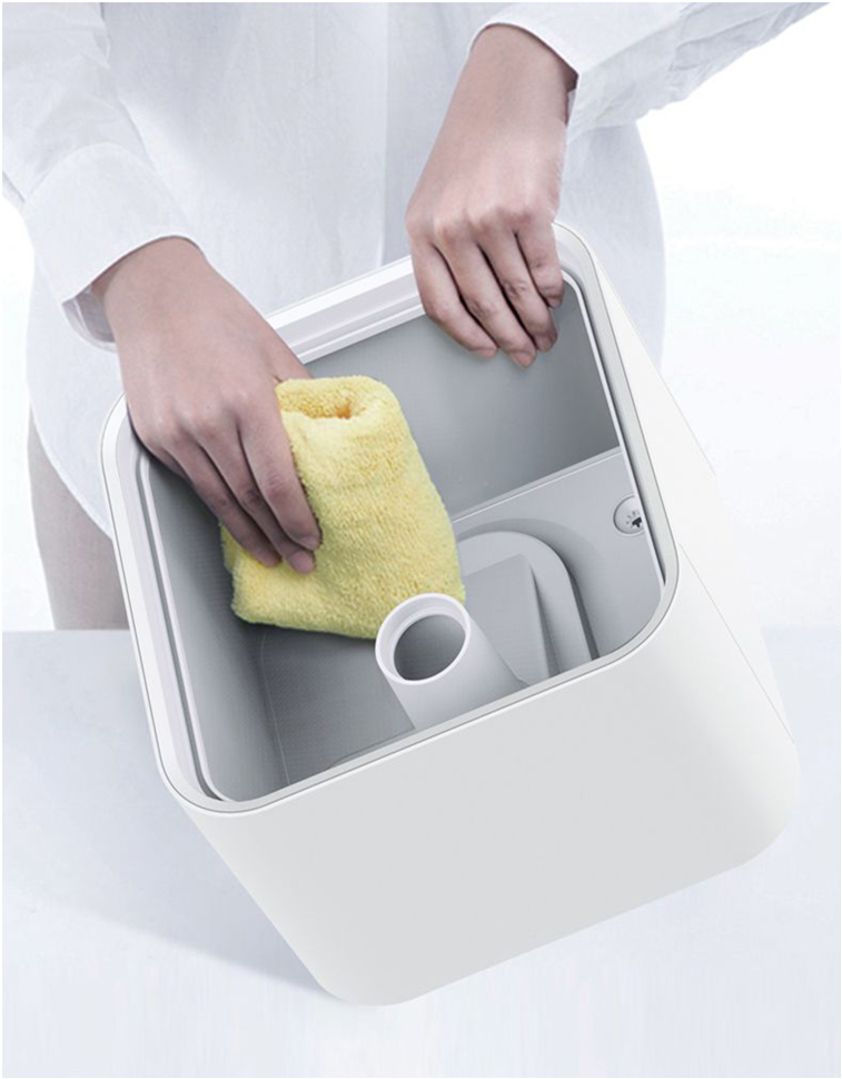 With essential oil container