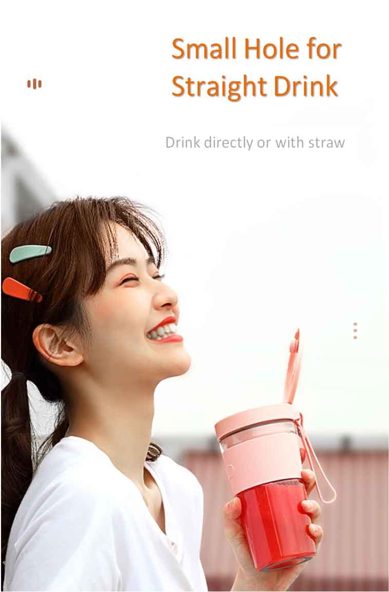 small hole for straight drink