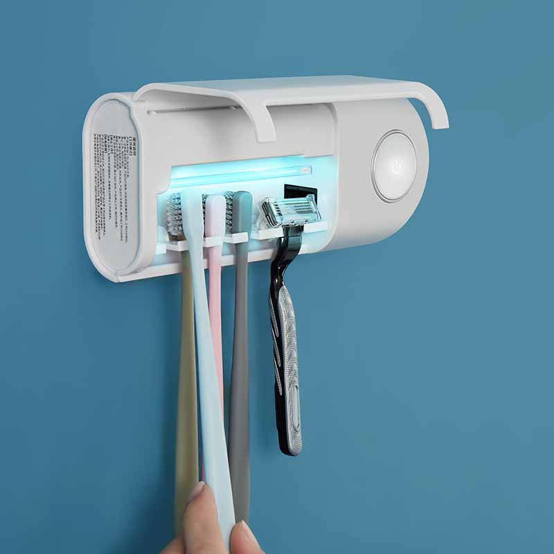 Rechargeable Build-in Fan Smart Automatic UV Toothbrush Sterilizer